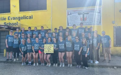 Serving With Praying Pelicans